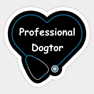Professional Dogtor Sticker